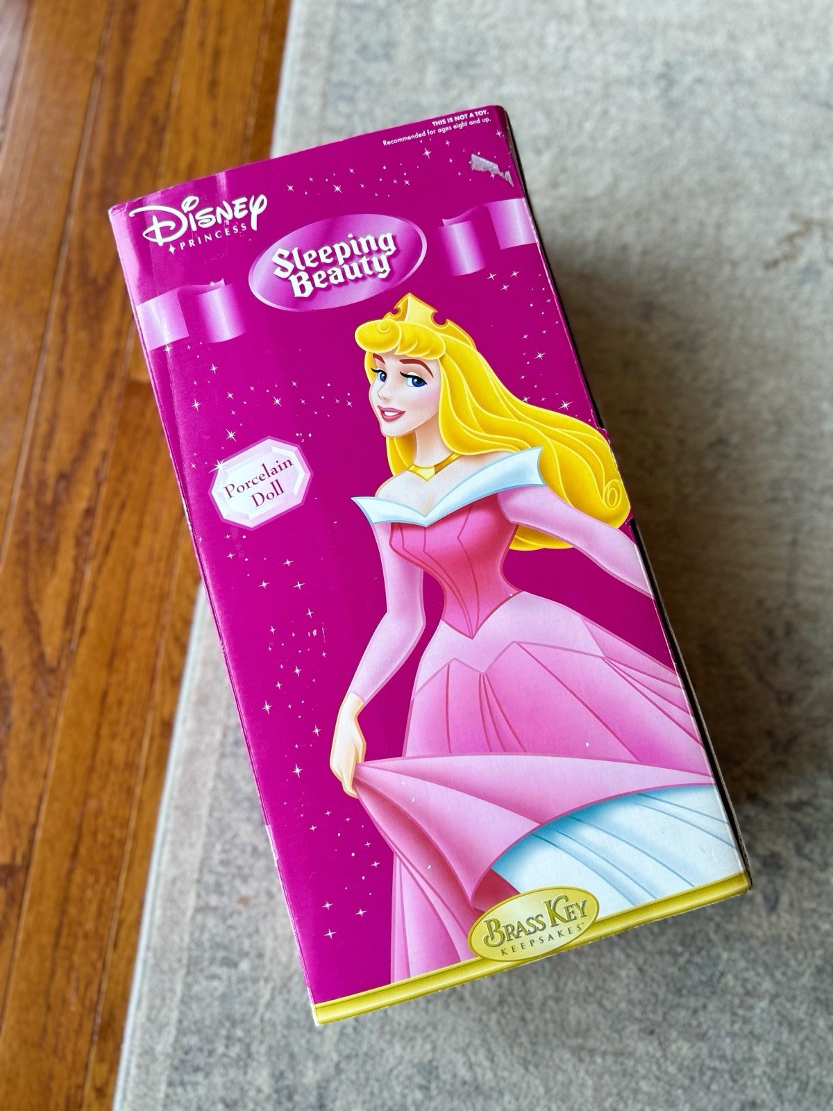 Disney Sleeping Beauty Porcelain Doll. 16" With Musical castle New Damaged Box Disney Sleeping Beauty Porcelain Doll. 16" With Musical castle New Damaged Box