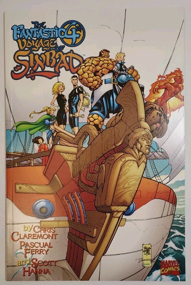 Fantastic Four 4th Voyage of Sinbad #1 2001 Marvel Claremont Ferry One-Shot