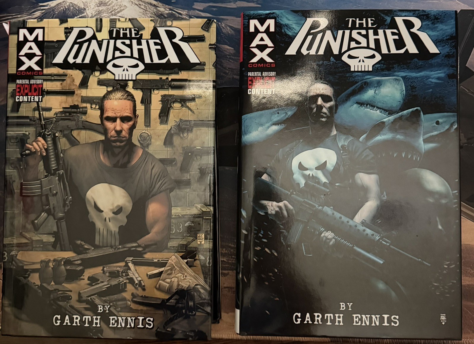 The Punisher MAX Omnibus Vol 1 & 2 set - Garth Ennis, Marvel 