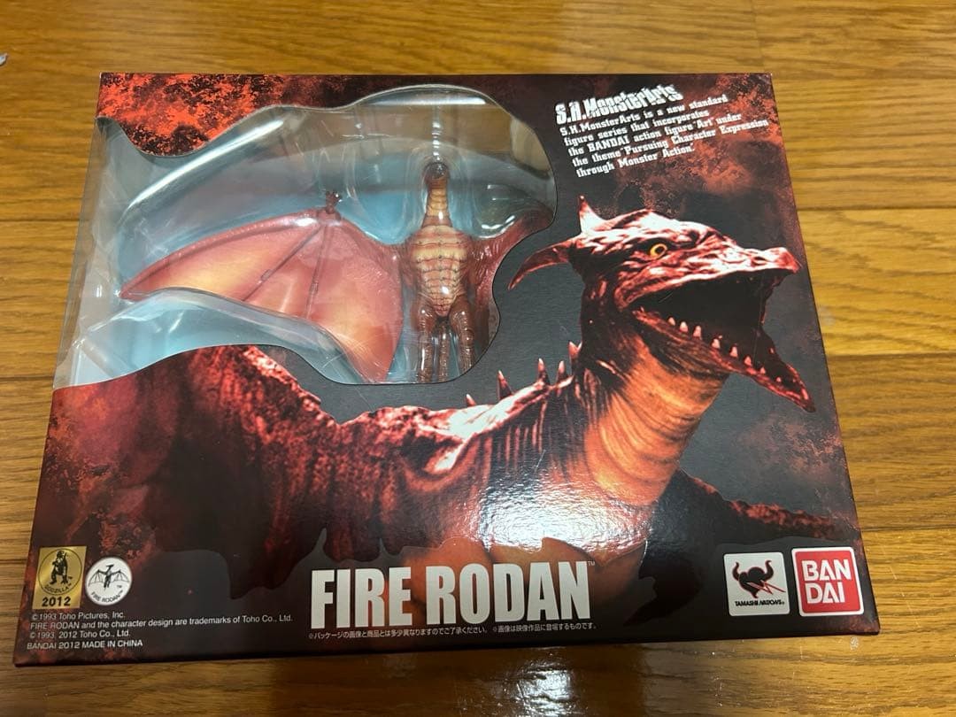 S.H. MonsterArts Godzilla Fire Rodan Figure Bandai Kaiju 2012 JP w/Box S.H. MonsterArts Godzilla Fire Rodan Figure Bandai Kaiju 2012 JP w/Box