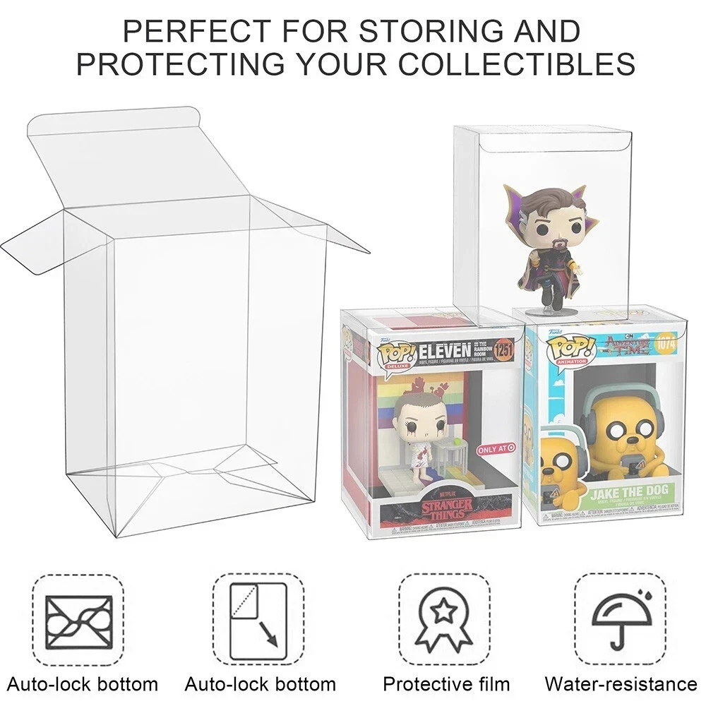 Lot 5 20 50 100 For Funko Pop Protector Cases 4" inch Vinyl Figures Collectibles