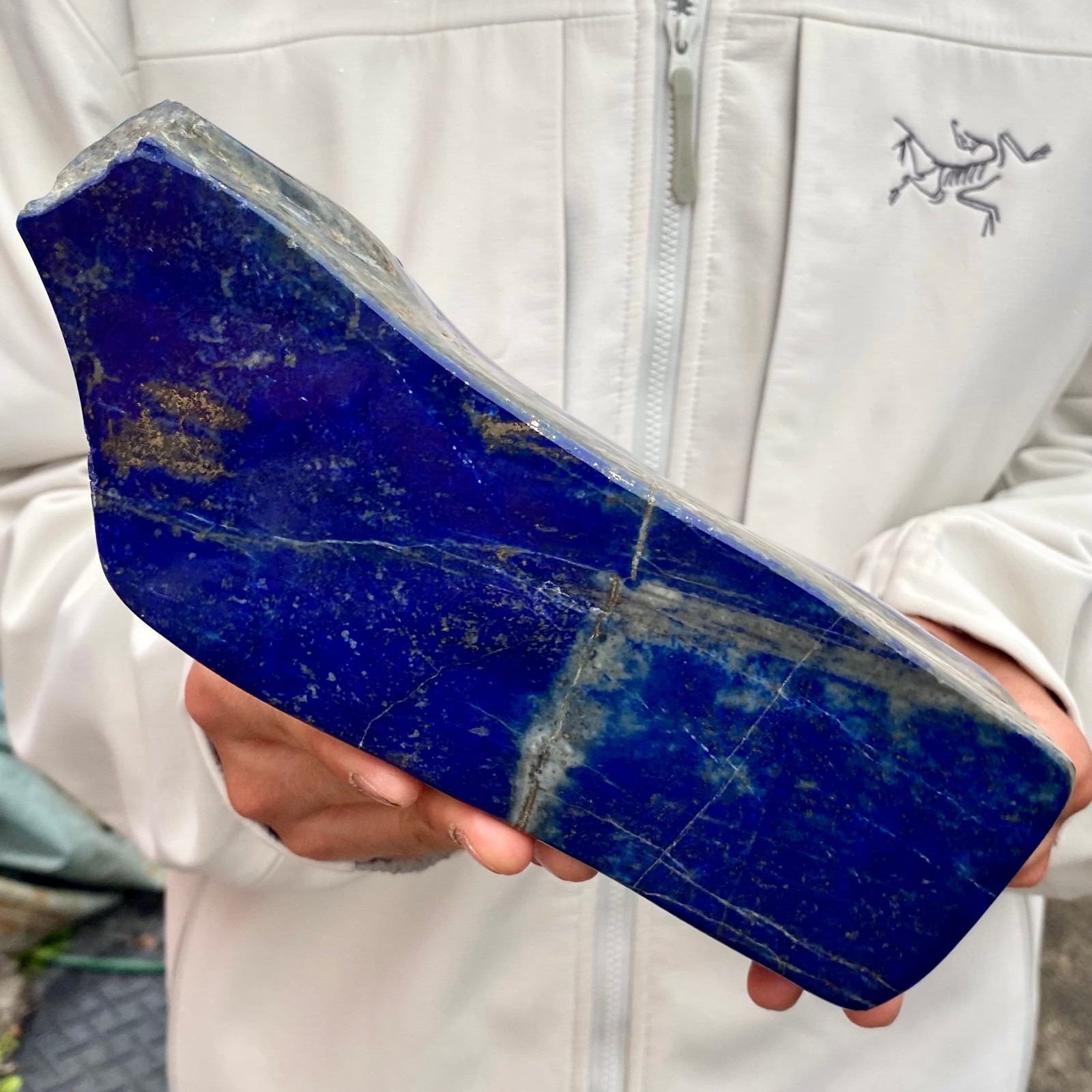 6.06LB  Lapis Lazuli Freeform Polished Rough Tumble Healing Crystal Specimen Sto
