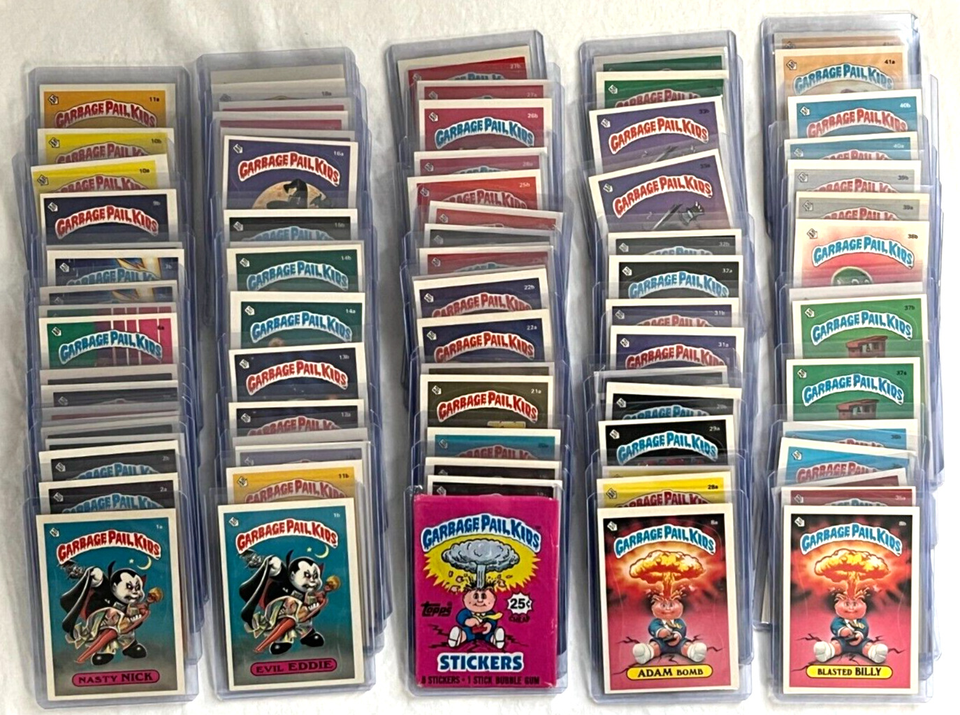 Complete 1985 Topps Garbage Pail Kids 1ST SERIES 1 Sticker Card Set GPK OS1 MINT