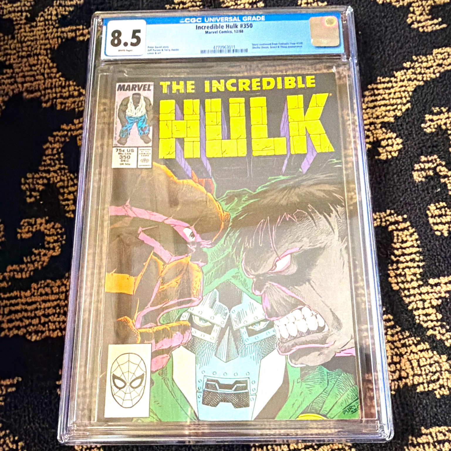The Incredible Hulk #350 CGC 8.5 (1988) Marvel Comics First Printing Very Hot The Incredible Hulk #350 CGC 8.5 (1988) Marvel Comics First Printing Very Hot