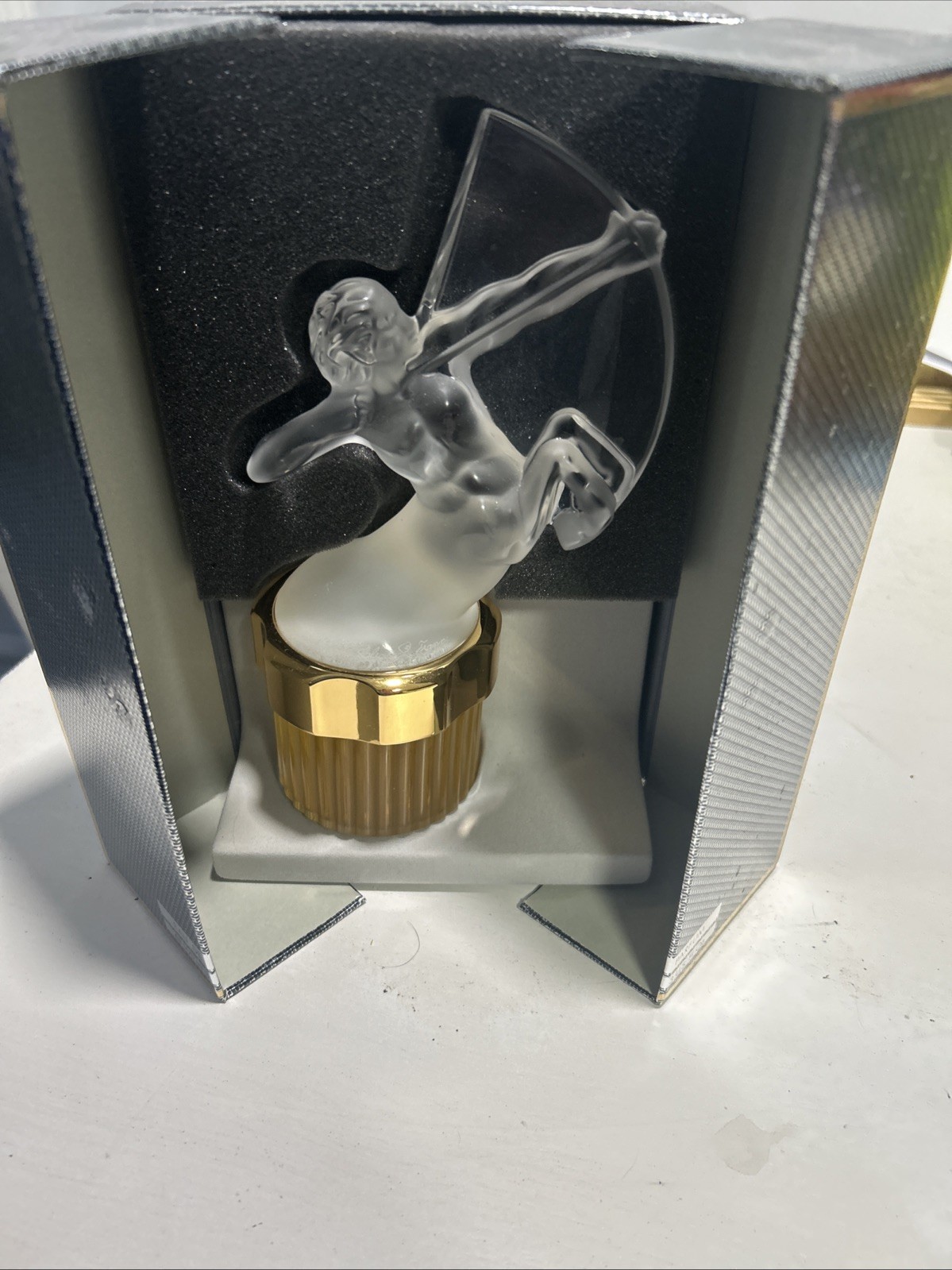 Lalique mascot Sagittarie 1999 Limited Edition Signed Perfume
