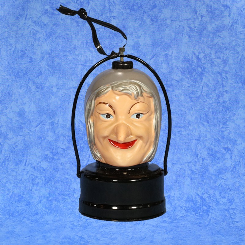 1950s Vintage Halloween WITCH RAILROAD LANTERN Minty RARE 1950s Vintage Halloween WITCH RAILROAD LANTERN Minty RARE