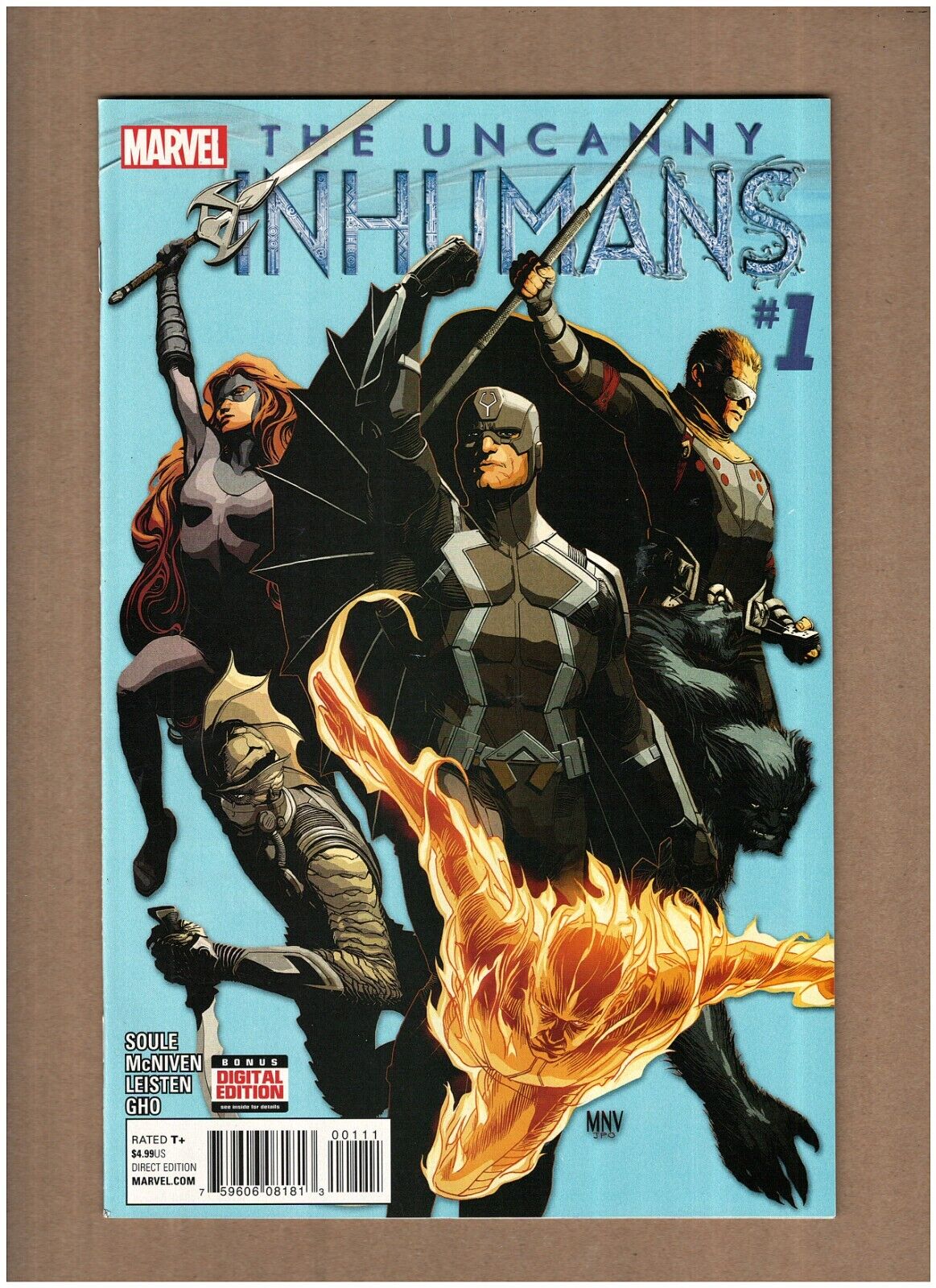 Uncanny Inhumans #1 Marvel Comics 2015 Charles Soule NM- 9.2