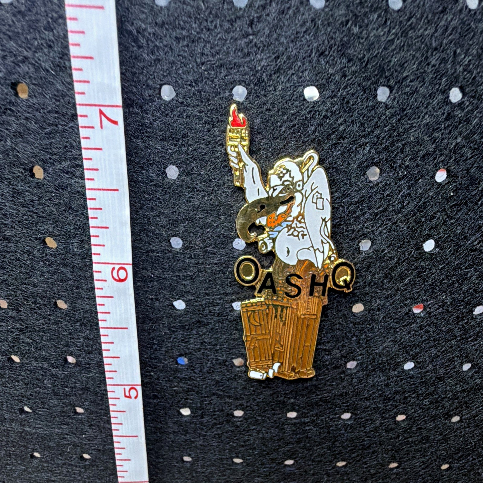 Rare 1984 LA Olympics OASHQ Olympic Air Support Headquarters LAPD Pin New