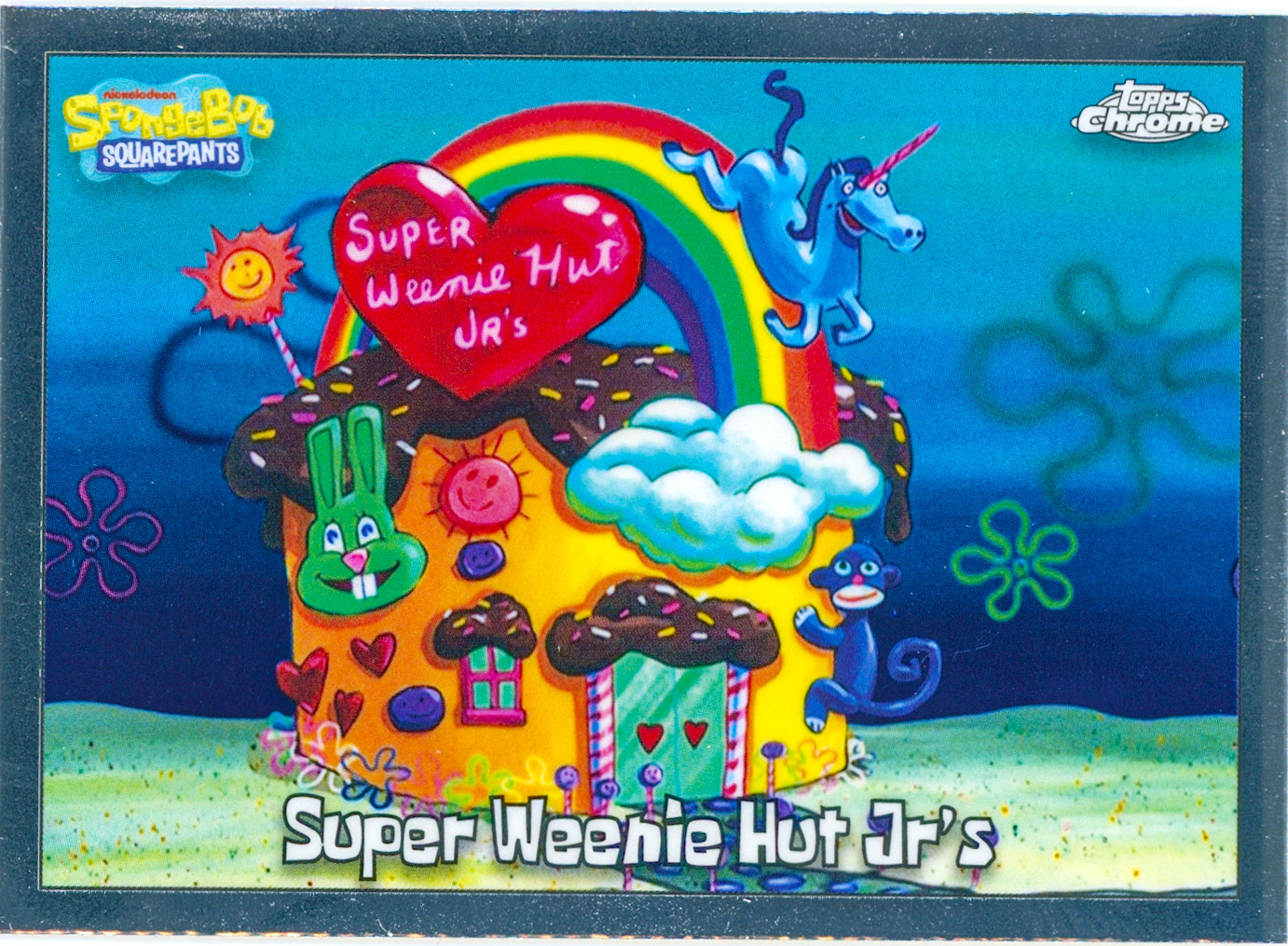 Topps Chrome Spongebob 2025 | Super Weenie Hut Jr's | 50 Topps Chrome Spongebob 2025 | Super Weenie Hut Jr's | 50