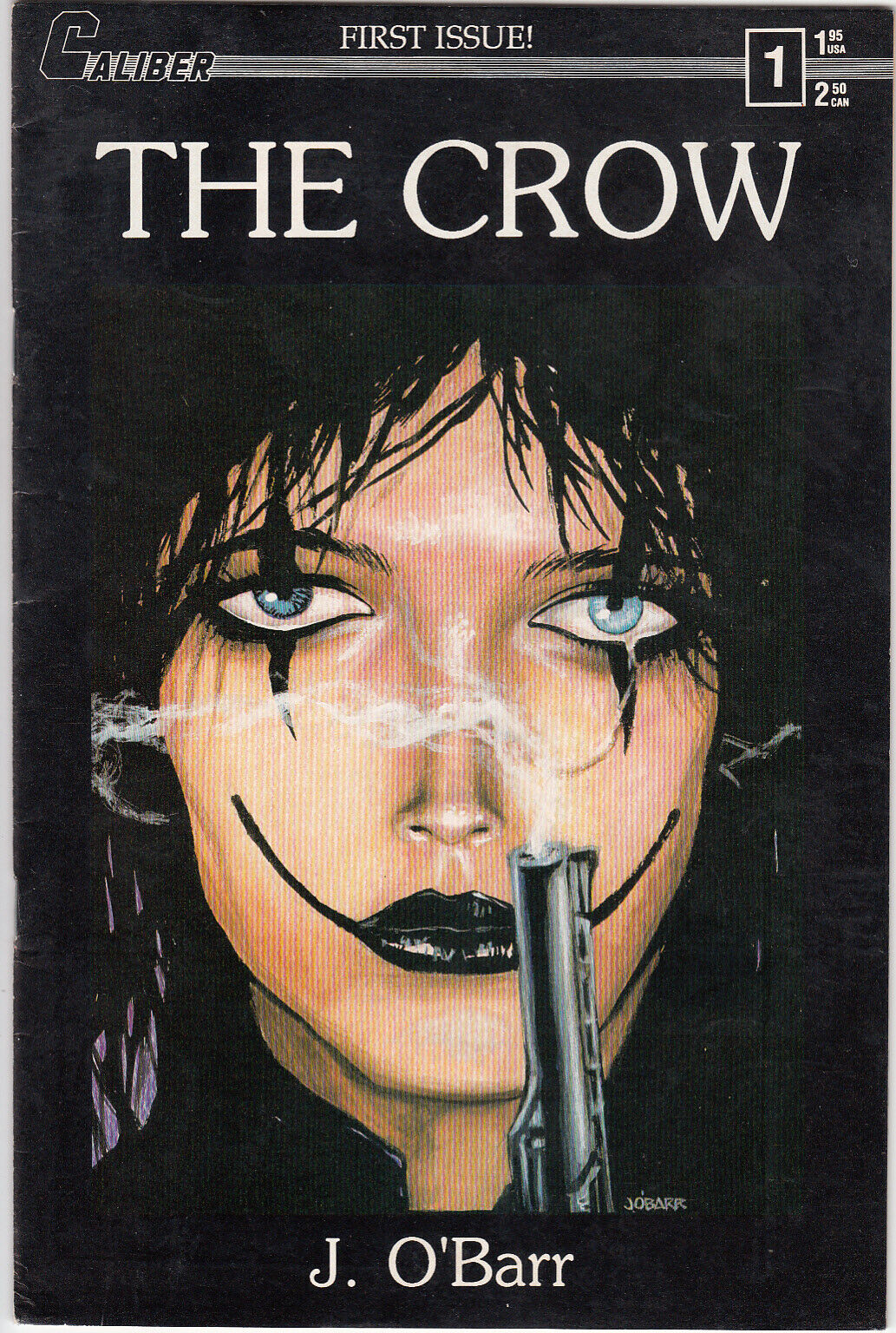 The Crow #1 Caliber James O’Barr 1st Print, 2nd Crow appearance, Feb 1989