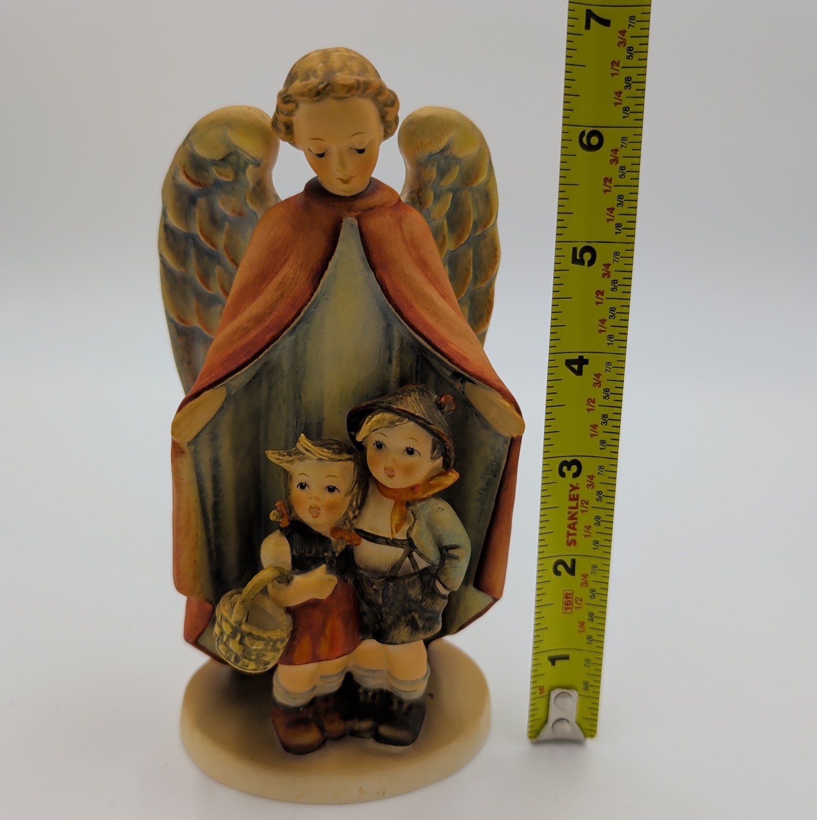 Goebel MI Hummel Club #88/I "Heavenly Protection" Ceramic Fig 6.75" TMK4 1961 Goebel MI Hummel Club #88/I "Heavenly Protection" Ceramic Fig 6.75" TMK4 1961