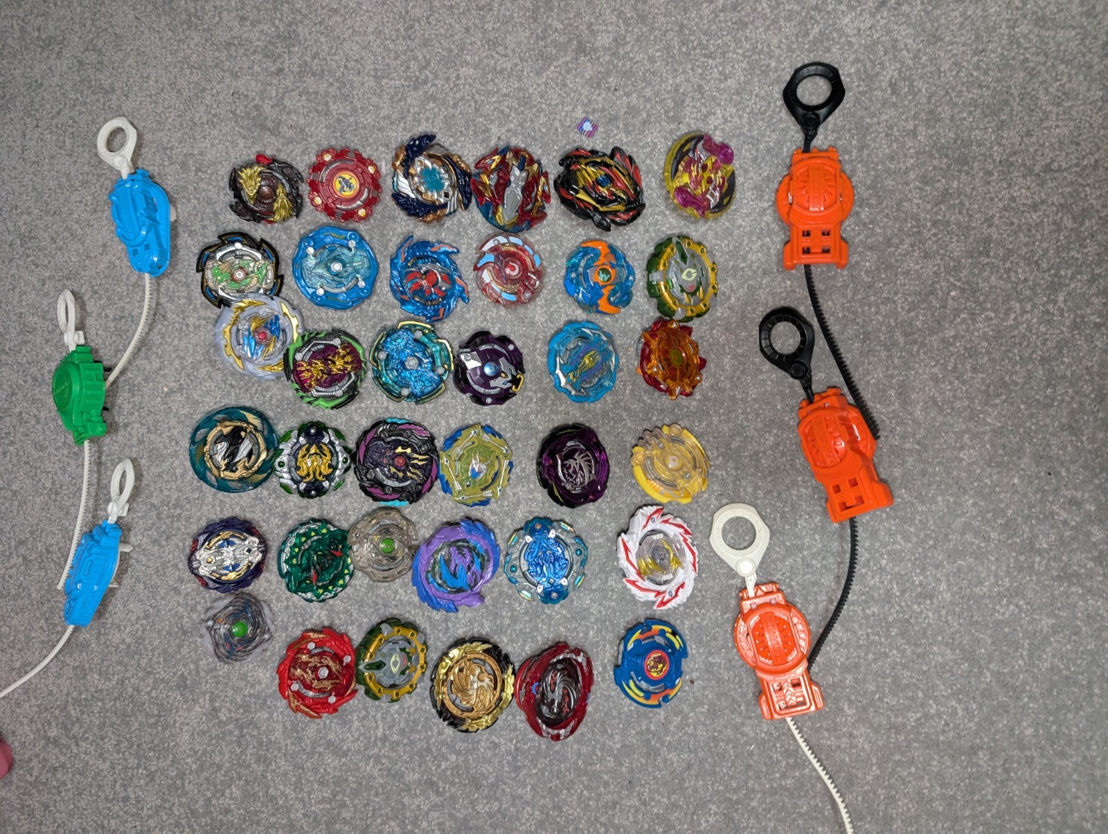 Beyblade Burst Mixed Lot Spinning Tops, Parts & Launchers Multi-Coloured