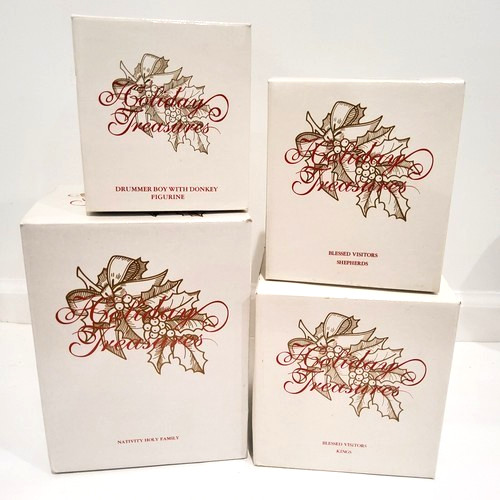 VINTAGE AVON NATIVITY HOLIDAY TREASURES CHRISTMAS 4PC SET COMPLETE BOXES FOAM VINTAGE AVON NATIVITY HOLIDAY TREASURES CHRISTMAS 4PC SET COMPLETE BOXES FOAM