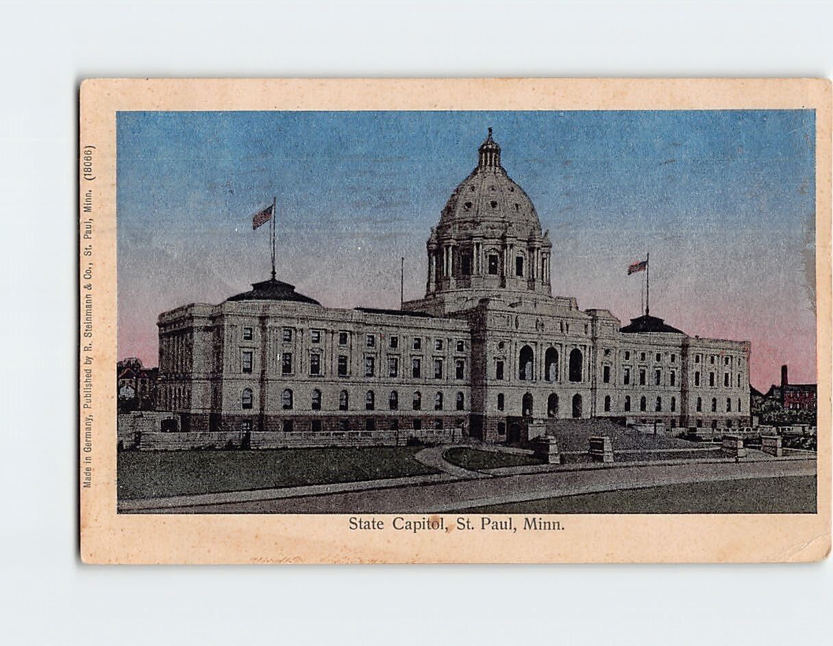 Postcard State Capitol St. Paul Minnesota USA