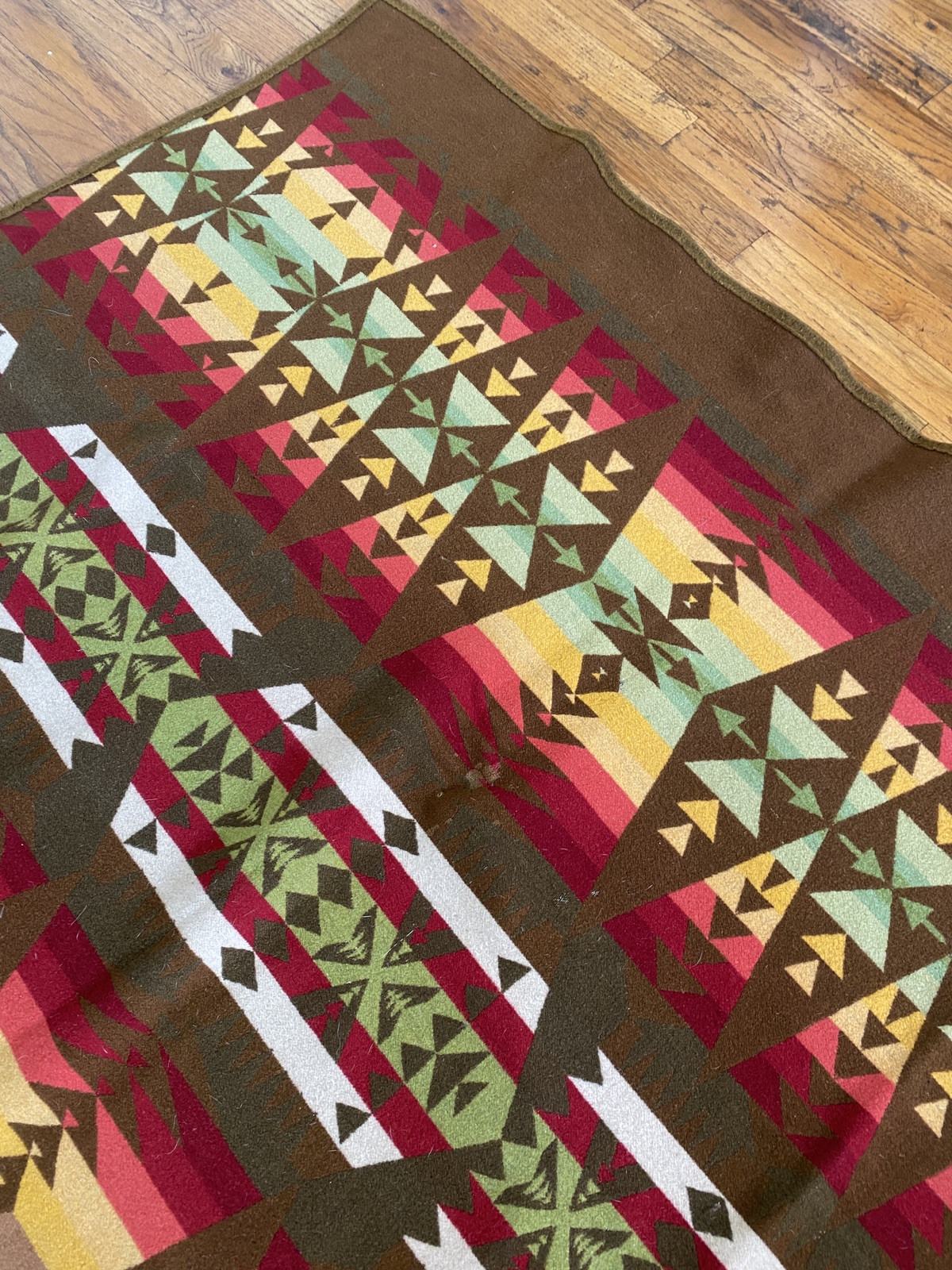 VIntage 1920s 1930s Early Pendleton Trade Blanket 75 x 55 " Cayuse