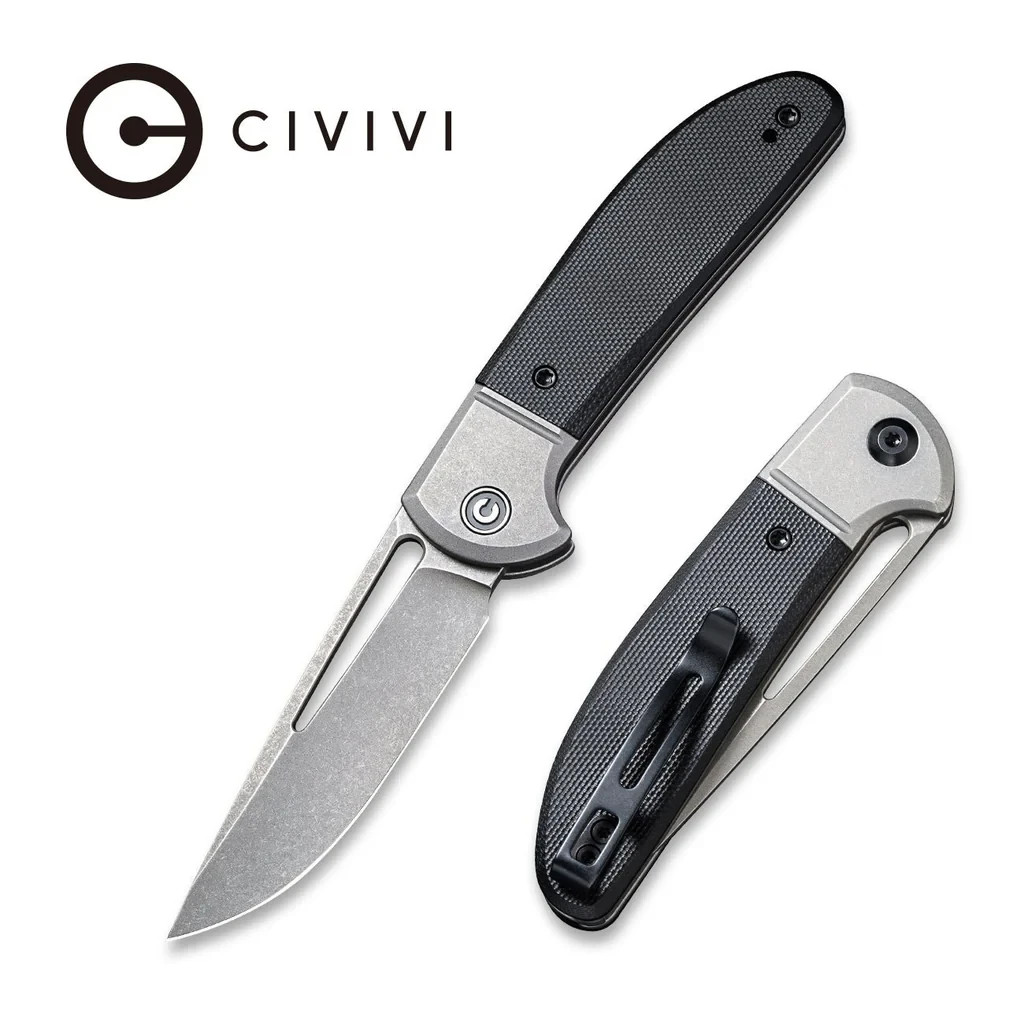 Civivi Trailblazer Black C2018C 14C28N G10 Slip Joint Folding Knife