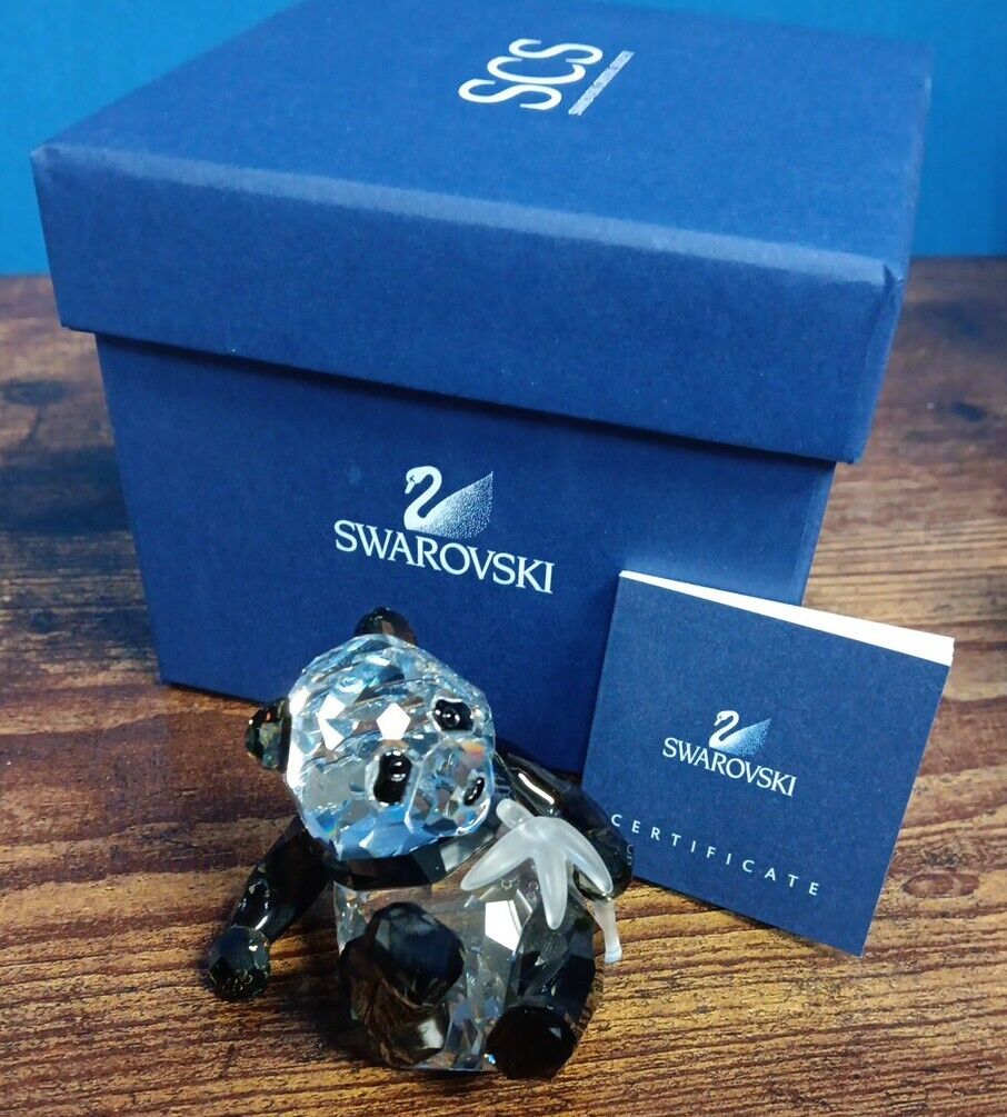 Swarovski Crystal SCS Panda Cub Figurine #0905543 NEW IN BOX