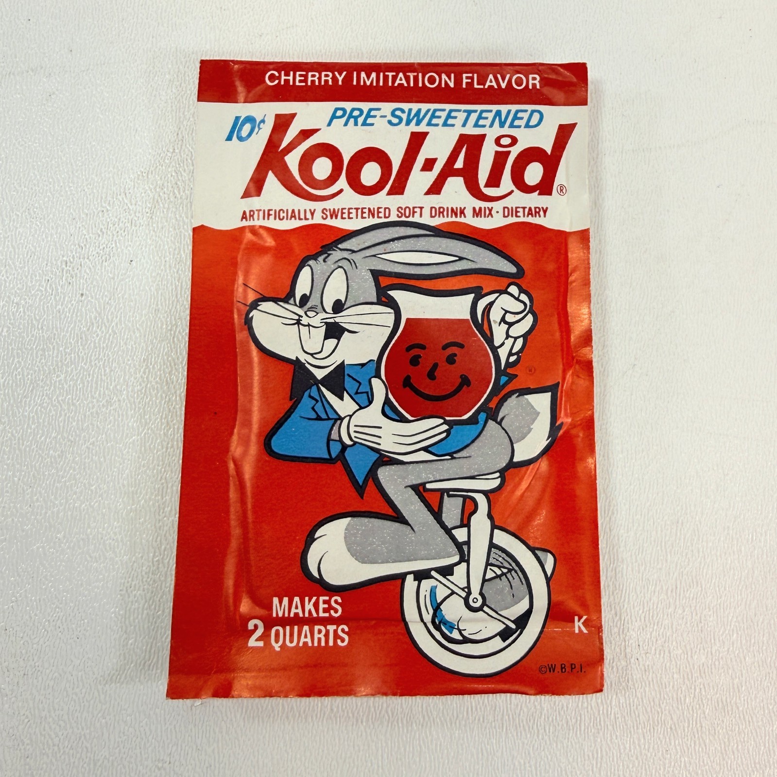 1960's, Kool-Aid, "Un-Opened" Cherry Packet - Bugs Bunny (Scarce / Vintage) 1960's, Kool-Aid, "Un-Opened" Cherry Packet - Bugs Bunny (Scarce / Vintage)