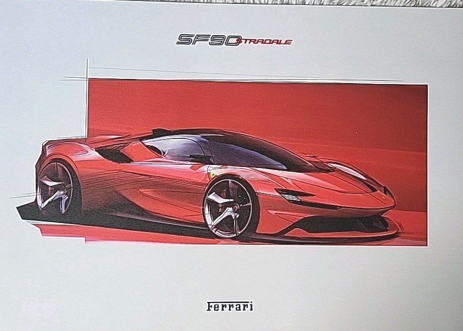 Ferrari SF90 Stradale Poster Ferrari SF90 Stradale Poster