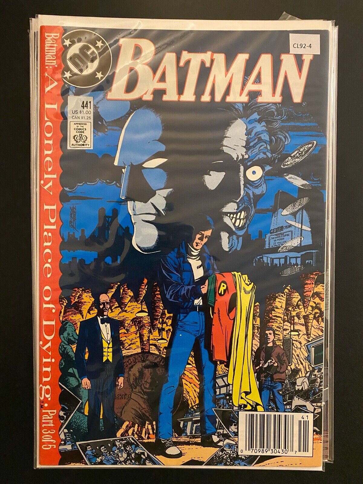 Batman vol.1 #441 1989 Newsstand High Grade 9.4 to 9.6 avg DC Comic Book CL92-4