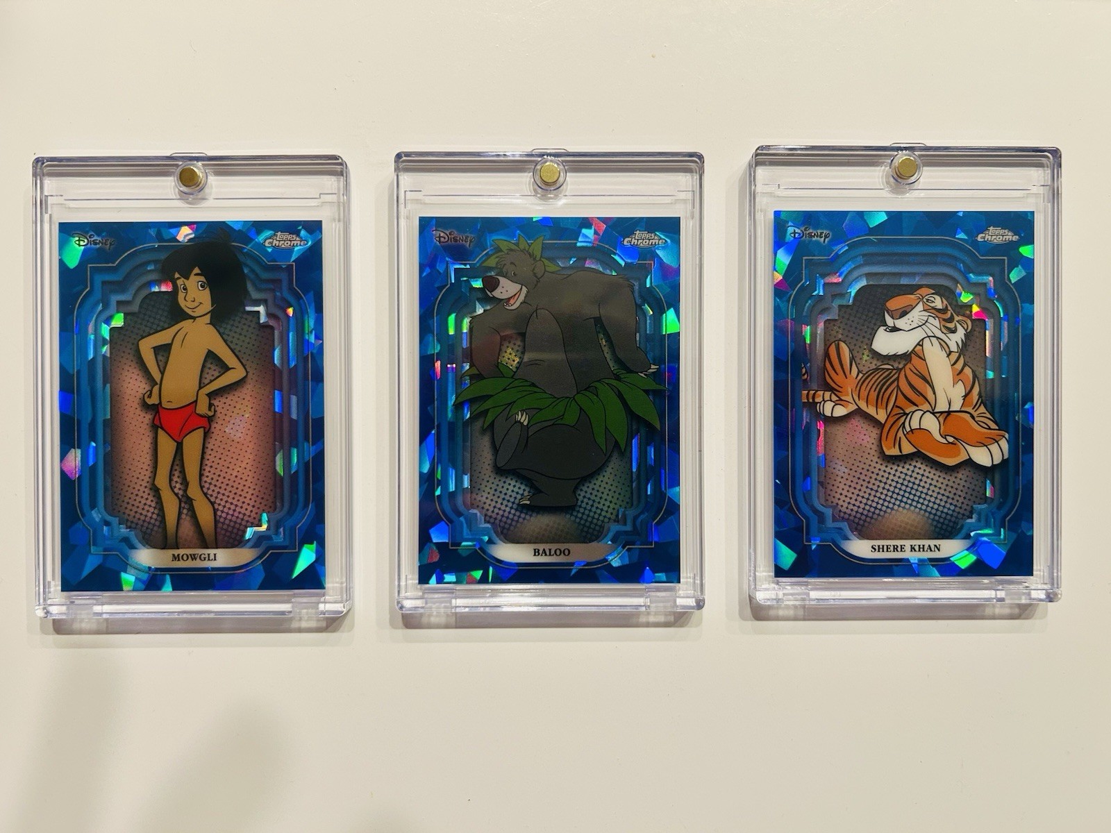 2024 Topps Chrome Sapphire Edition Disney Mogli - Shere Khan - Baloo Super Clean 2024 Topps Chrome Sapphire Edition Disney Mogli - Shere Khan - Baloo Super Clean