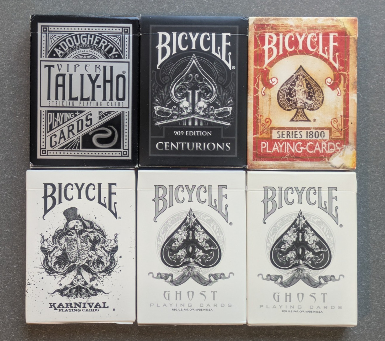 Ellusionist, Theory 11 & Karnival Playing Cards - 6 USED Decks, GREAT Condition Ellusionist, Theory 11 & Karnival Playing Cards - 6 USED Decks, GREAT Condition