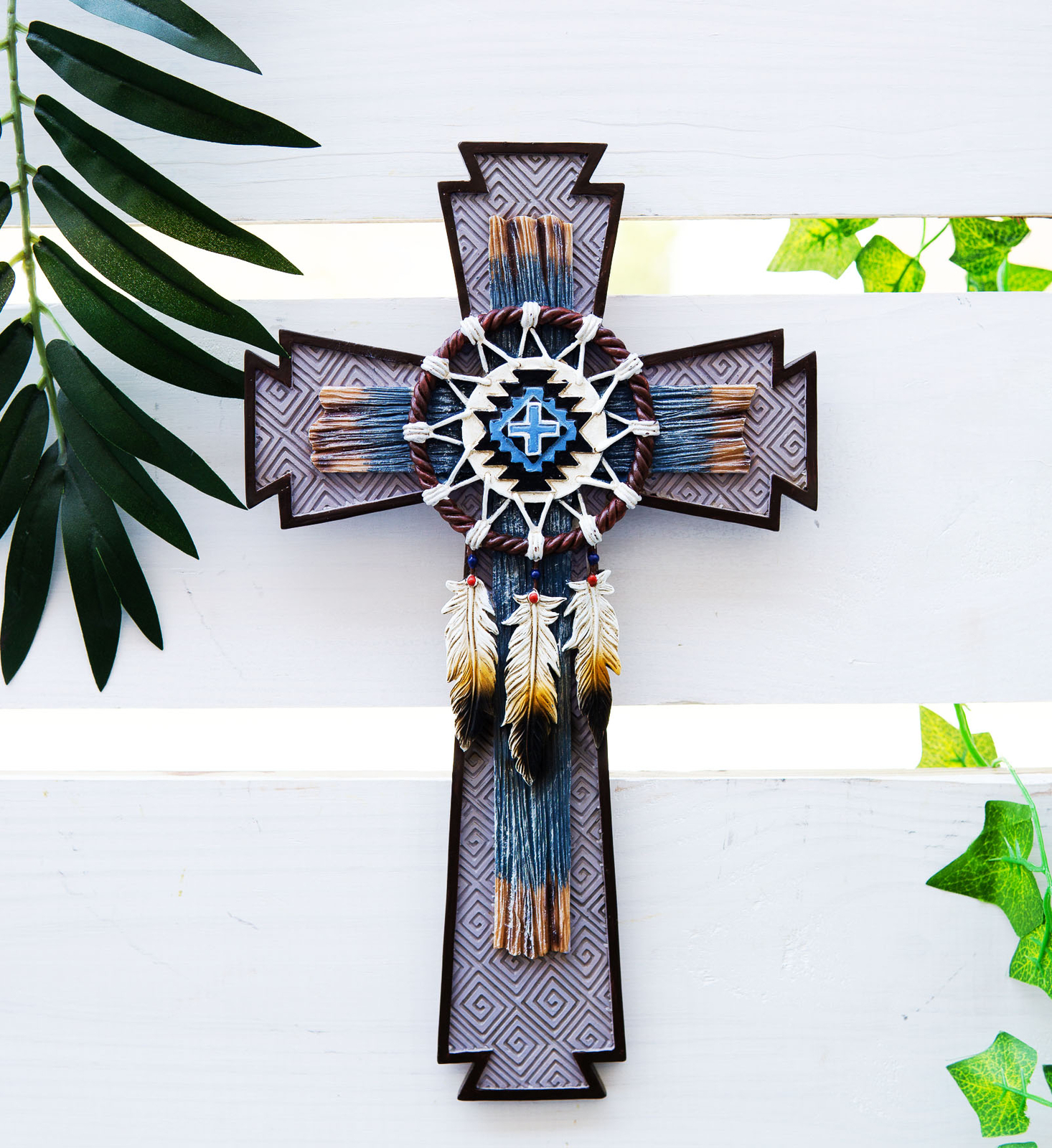 Ebros Southwest Native Navajo Vector Eagle Feathers Web Dreamcatcher Wall Cross Ebros Southwest Native Navajo Vector Eagle Feathers Web Dreamcatcher Wall Cross