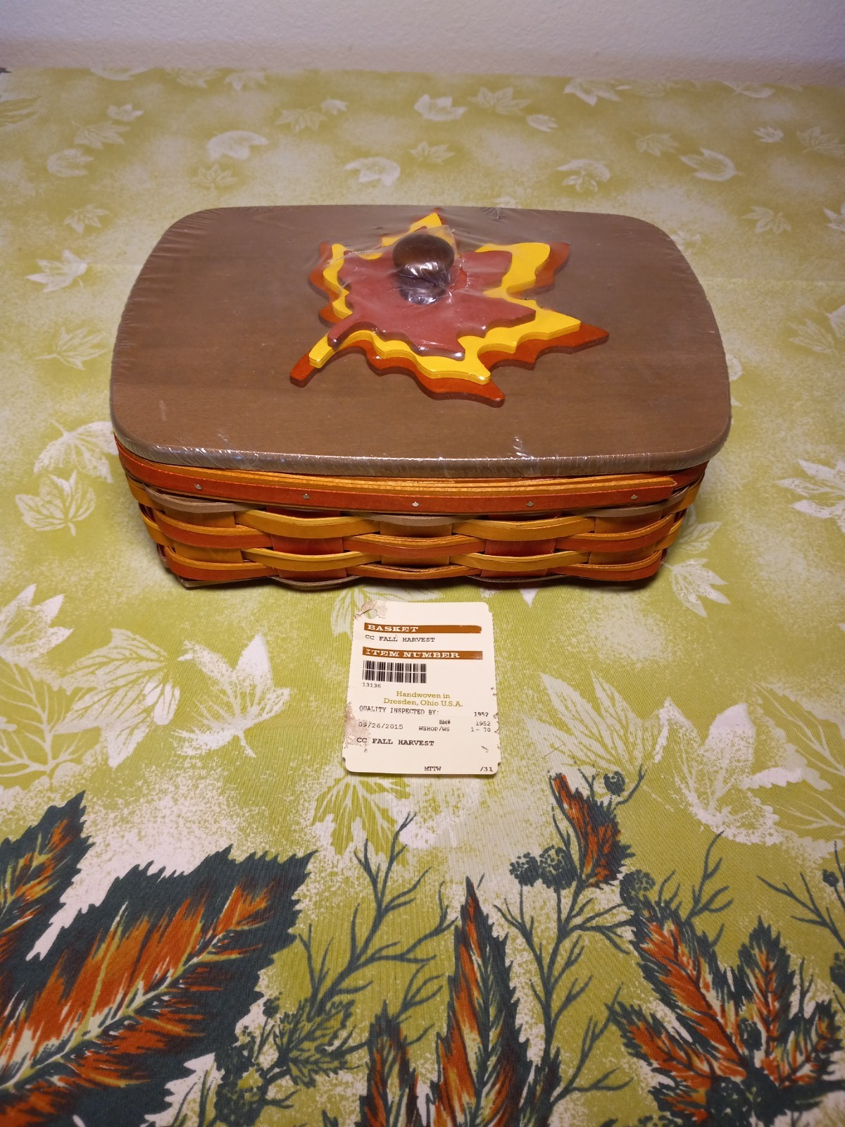 Longaberger NEW Collector Club 2015 Maple Leaf Basket Set Longaberger NEW Collector Club 2015 Maple Leaf Basket Set