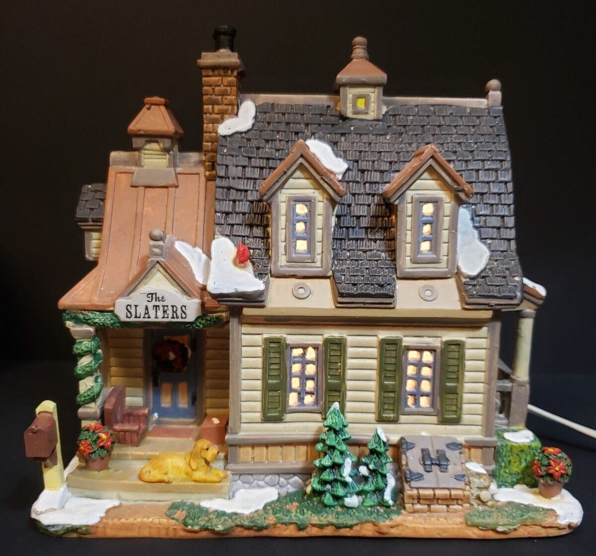 Lemax Christmas Holiday Village Slater's Homestead 65081 Farmhouse Dog Lemax Christmas Holiday Village Slater's Homestead 65081 Farmhouse Dog