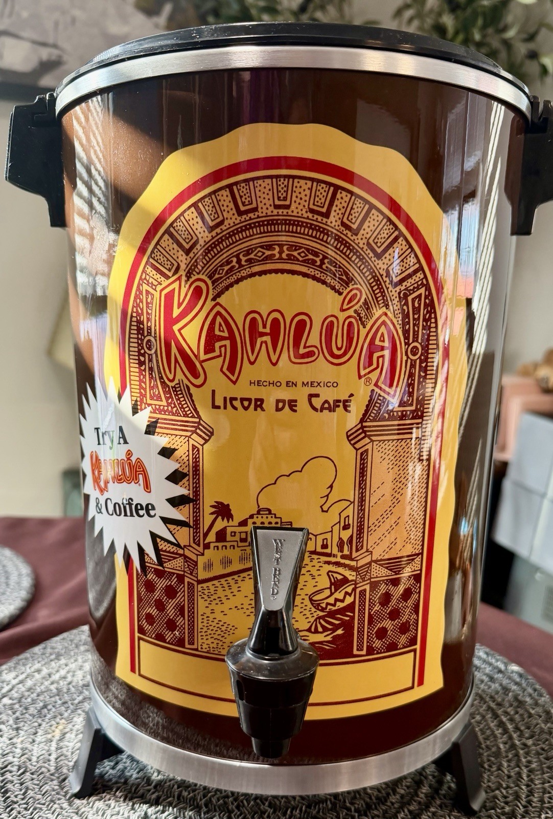 Rare Vintage West Bend KAHLUA 30 Cup Perk Coffee Maker New Never Used Pristine Rare Vintage West Bend KAHLUA 30 Cup Perk Coffee Maker New Never Used Pristine