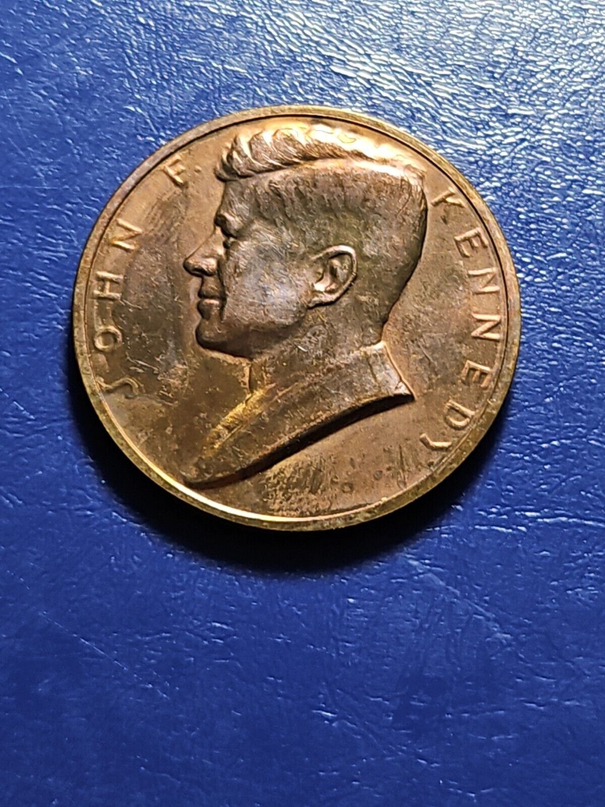 1961 John F Kennedy Inaugurated President Bronze Medal (M.T.#0196)