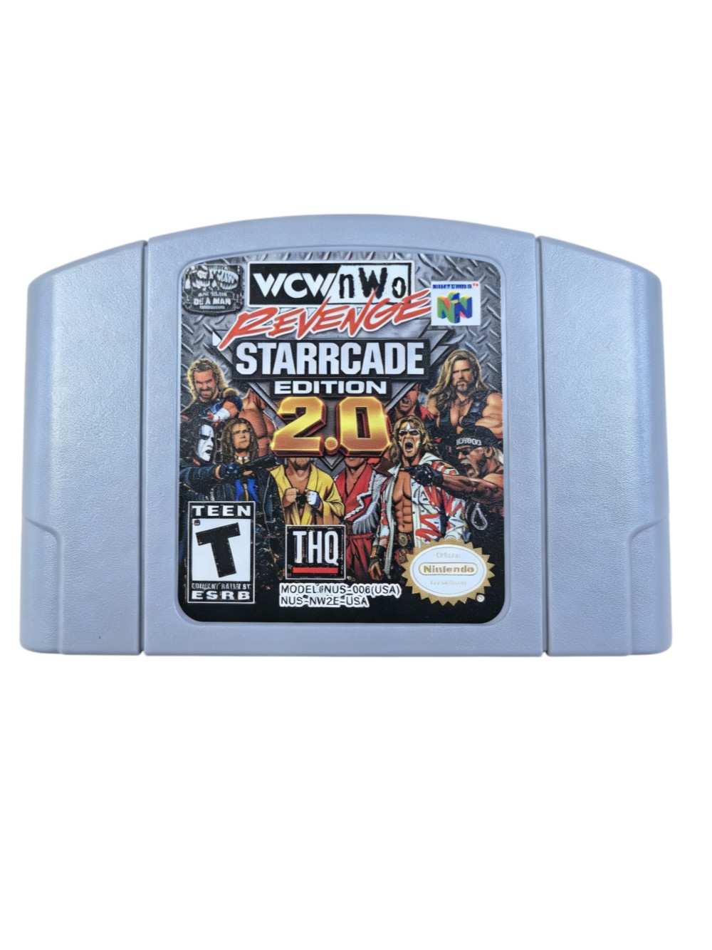 WCW-nWo Revenge Starrcade Edition 2. 0Games Cartridge for N64 Console US Version WCW-nWo Revenge Starrcade Edition 2. 0Games Cartridge for N64 Console US Version