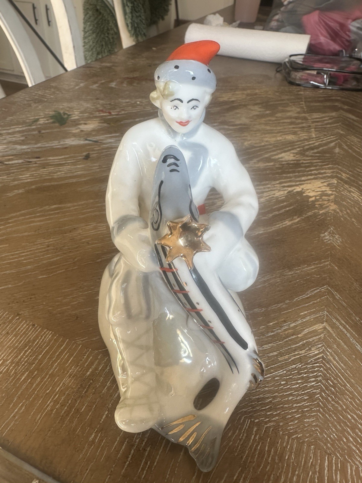 VTG Soviet Porcelain Figurine “Emelya And The Pike” LZFI USSR 1950’s 1st Quality VTG Soviet Porcelain Figurine “Emelya And The Pike” LZFI USSR 1950’s 1st Quality