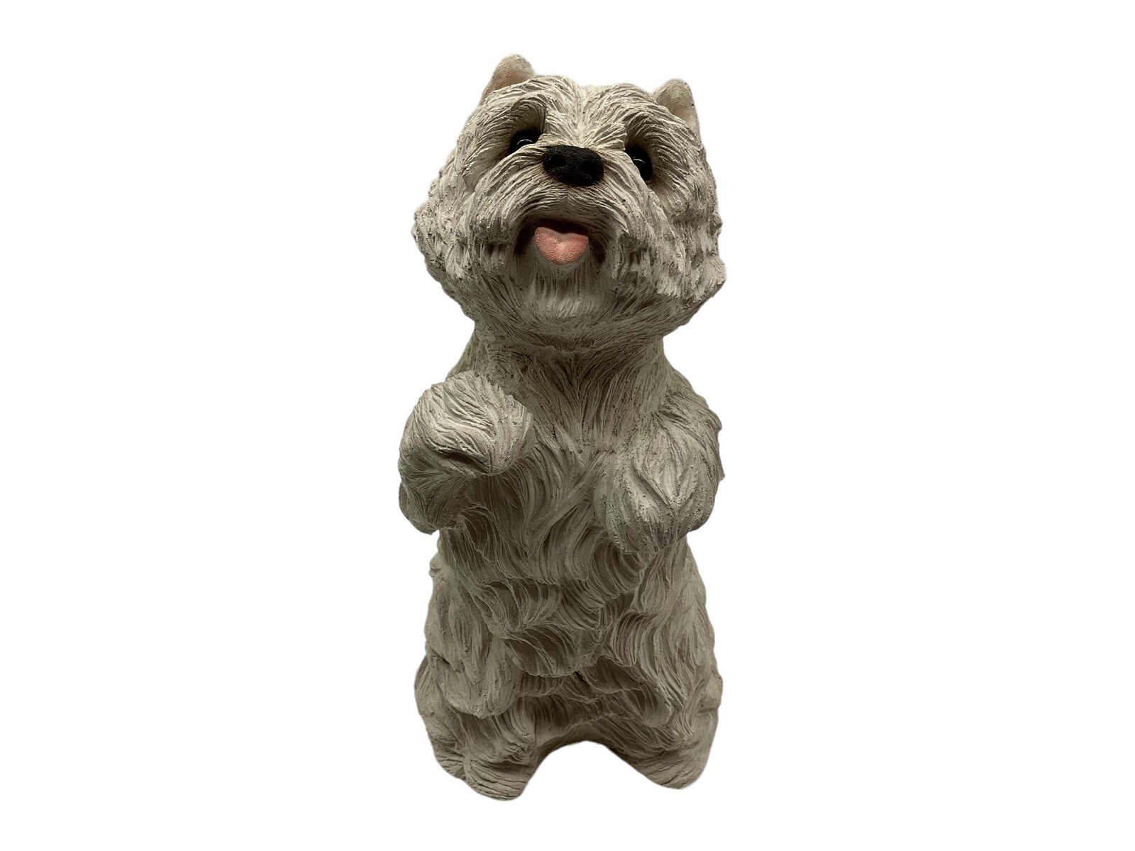Sandicast West Highland Terrier Dog Signed by Artist Sandra Brue 8" tall Vintage