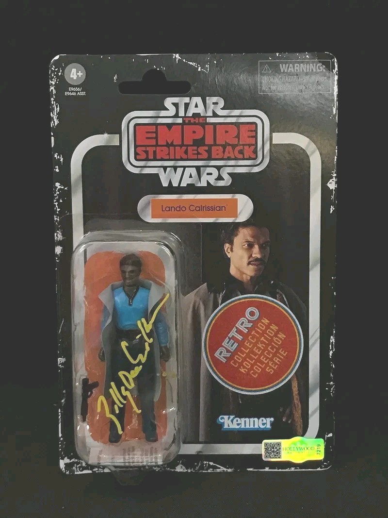 SIGNED Star Wars Lando Hasbro Figure Unopened Billy Dee Williams w COA SIGNED Star Wars Lando Hasbro Figure Unopened Billy Dee Williams w COA
