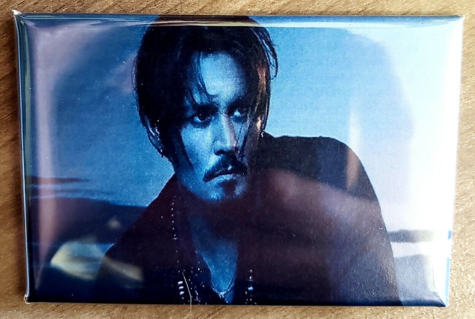 Johnny Depp Sexy Movie Actor Blue Sunset Metal Magnet 2x3