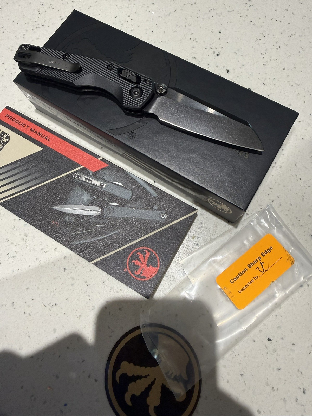 Microtech MSI Mini S/E Signature Series Proof Run RAM-LOK Manual Black/Gray
