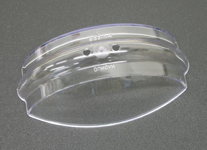 Two (2) Duncan Parking Meter Clear Plastic Lens, Dome, NEW  Not Imitation