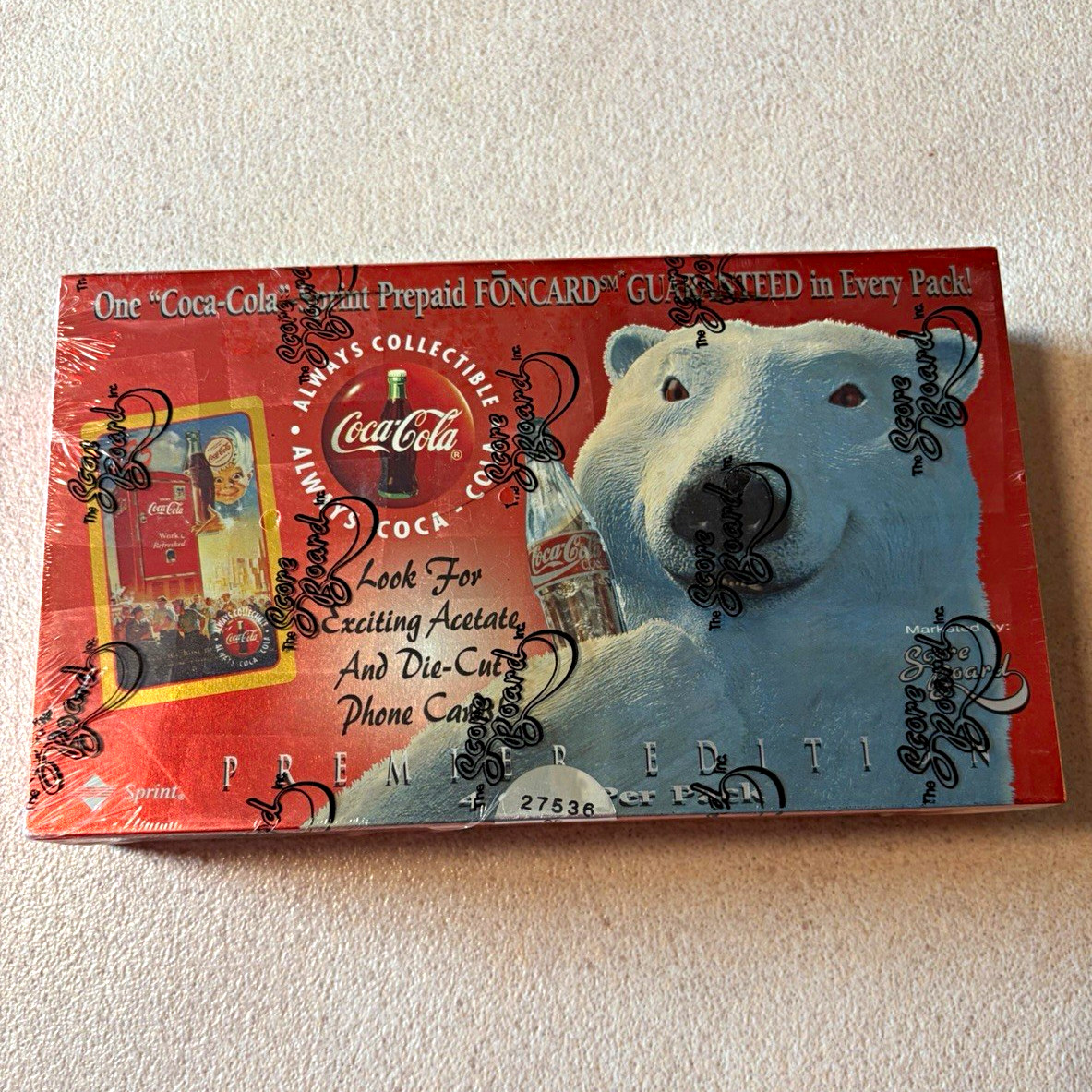 Coca-Cola Polar Bear Sealed Playing Cards Deck Premier Edition The Score Board