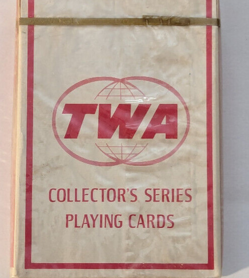 Vintage TWA Collector\'s Series Playing Cards Douglas DC-3 1937 NEW Sealed