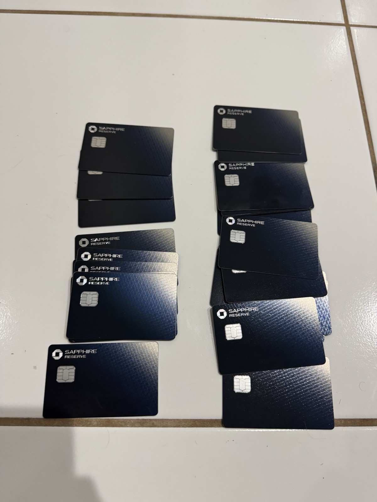 Chase Sapphire Reserve Cards (20x Lot) Chase Sapphire Reserve Cards (20x Lot)