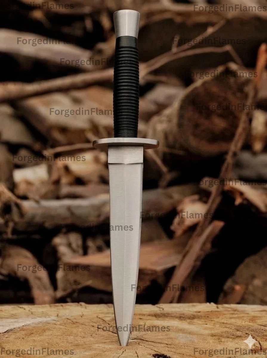 British Army Fairbairn Sykes Commando knife 2nd pat steel handle Made in USA British Army Fairbairn Sykes Commando knife 2nd pat steel handle Made in USA