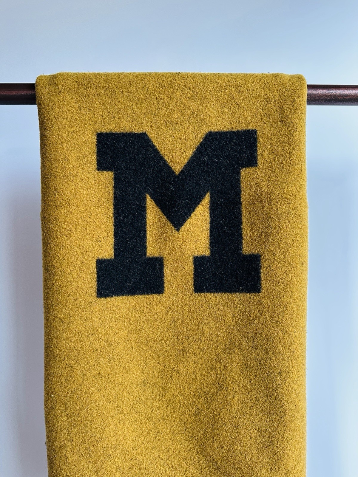 Vintage Pendleton Wool Blanket 72x46 University of Michigan Stadium Reversible Vintage Pendleton Wool Blanket 72x46 University of Michigan Stadium Reversible