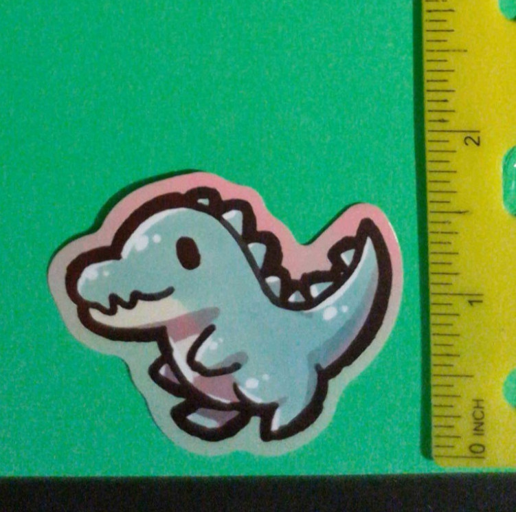 Cute Cartoon Dinosaur Sticker (AX) Cute Cartoon Dinosaur Sticker (AX)