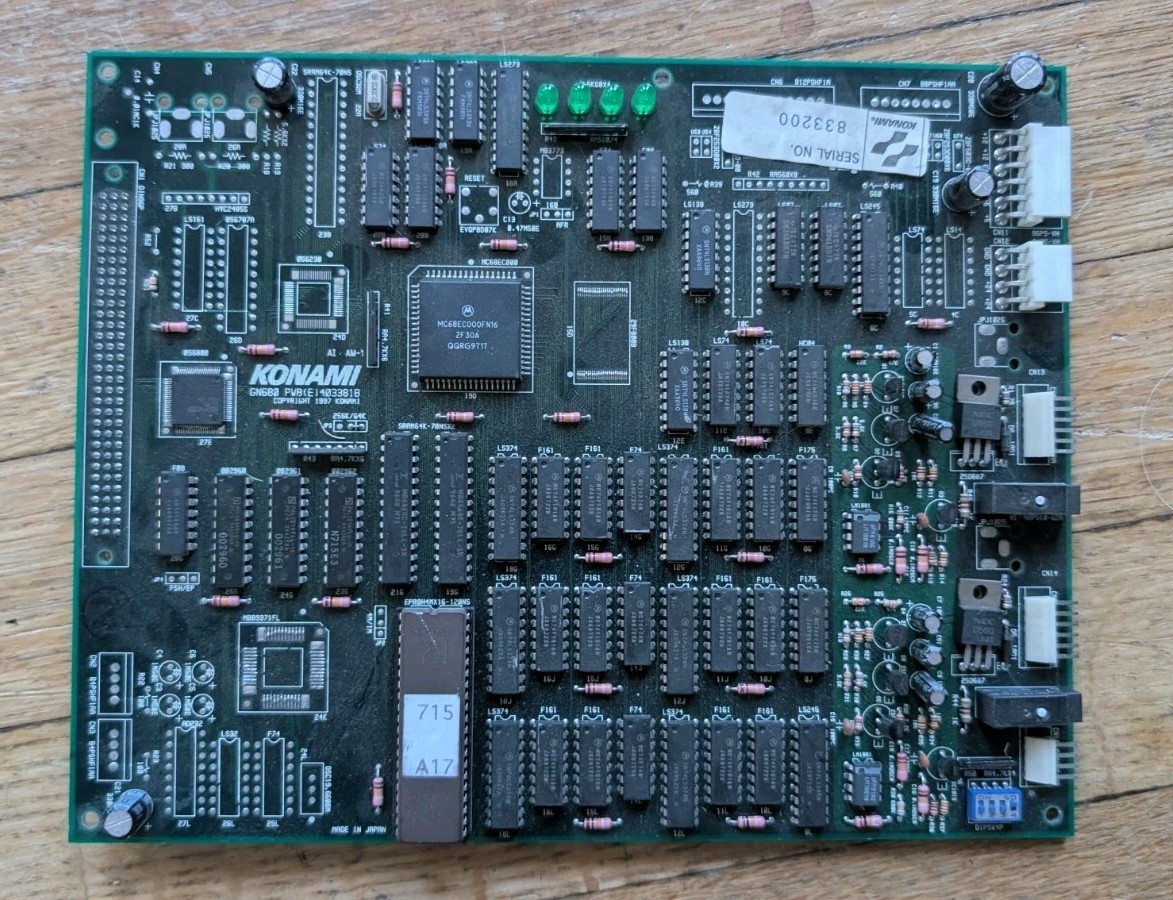 Konami Hornet Teraburst Rare Sound Board Konami Hornet Teraburst Rare Sound Board