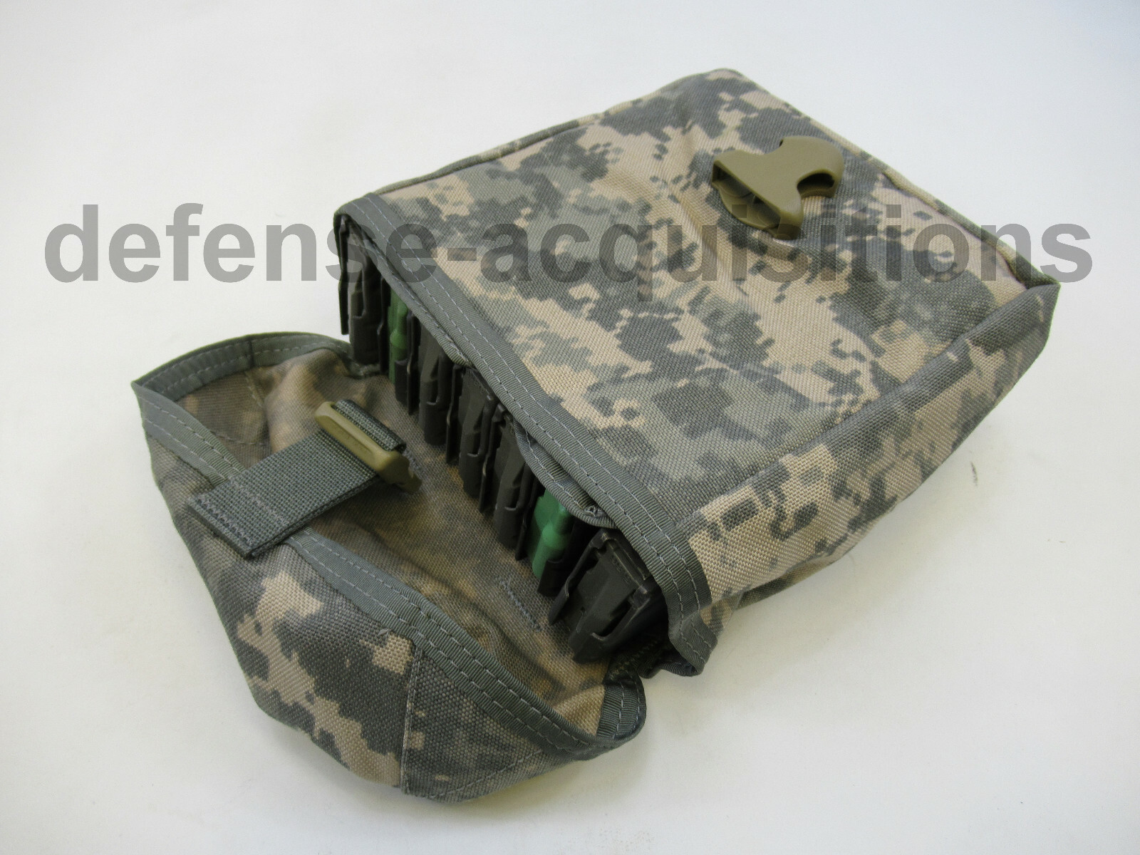NEW 7 Magazine Pouch Large Utility Pouch ACU MOLLE - FITS 7 MAGAZINES NEW 7 Magazine Pouch Large Utility Pouch ACU MOLLE - FITS 7 MAGAZINES