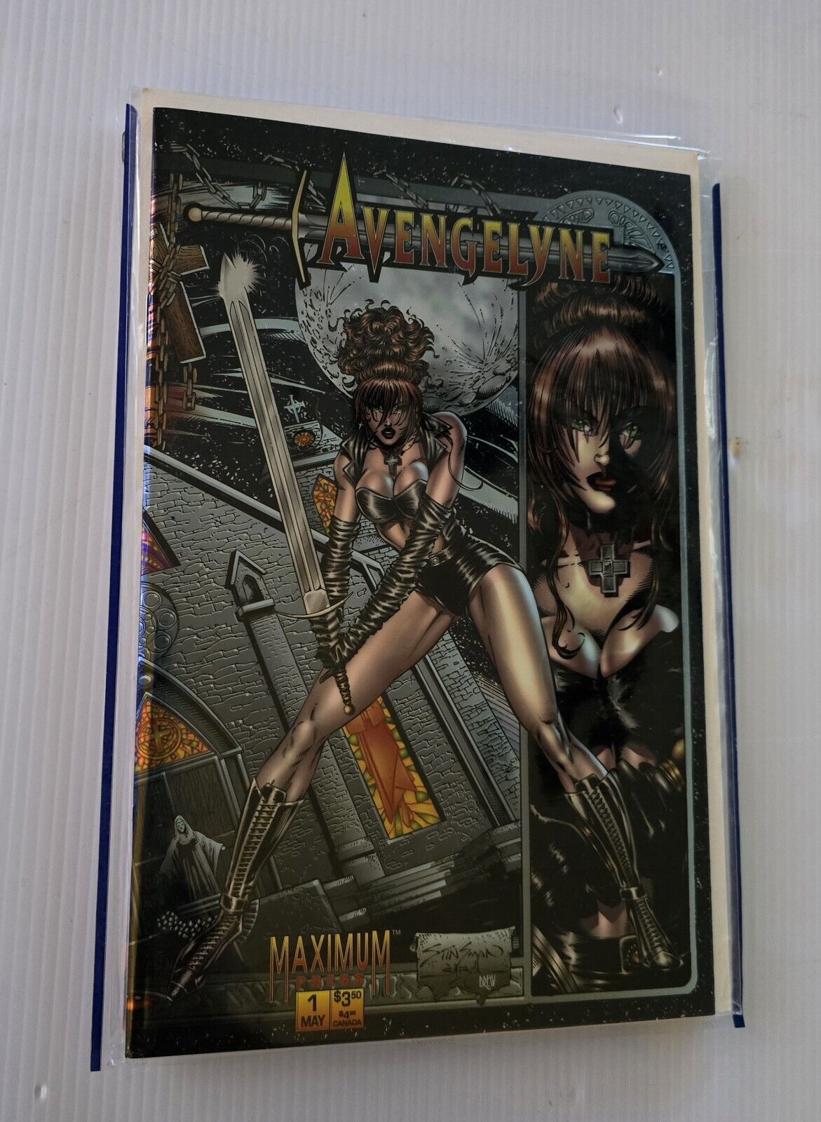 Avengelyne # 1 Maximum Press Chromium Cover  1995 First print