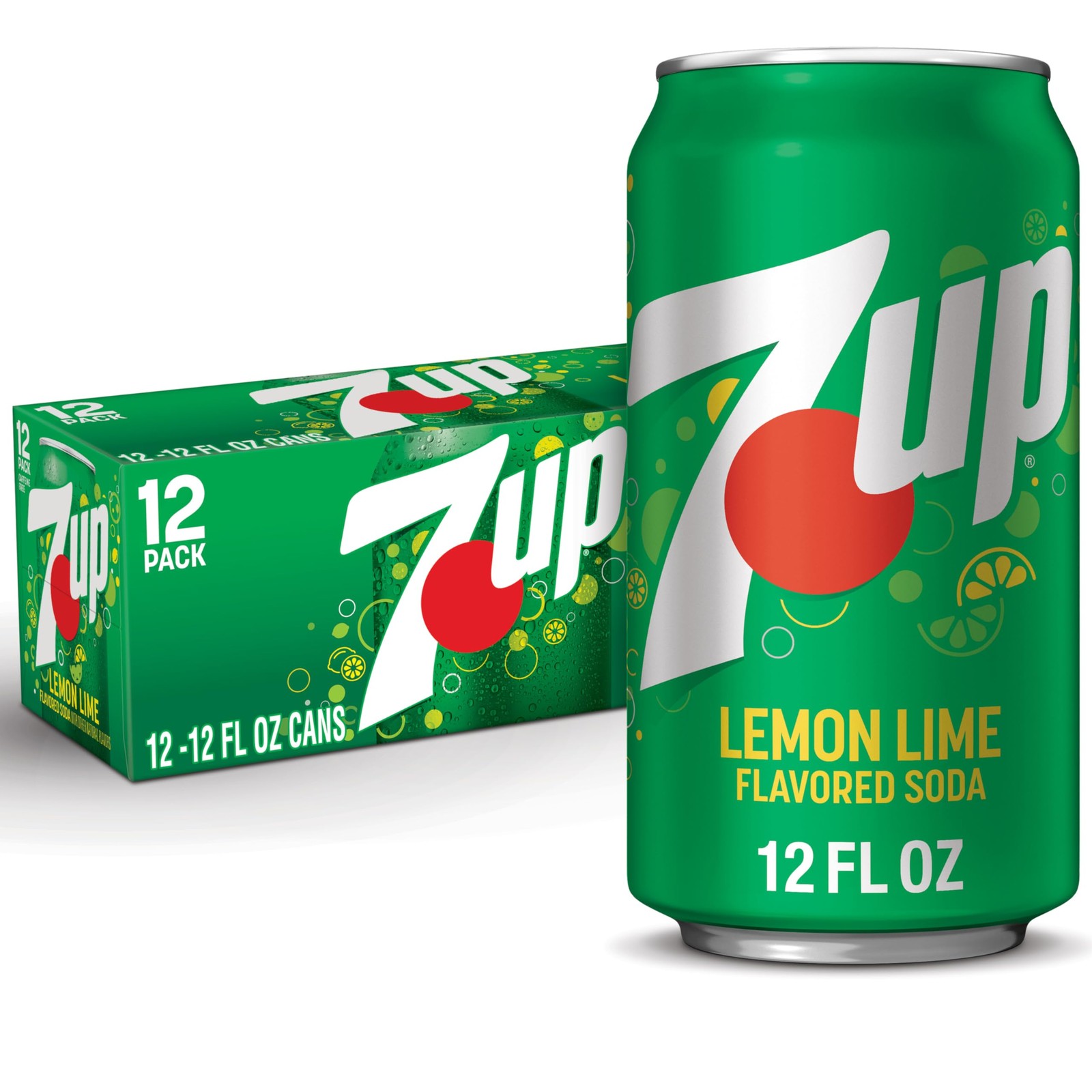 7UP Lemon Lime Soda, 12 fl oz cans, 12 pack 12 Fl Oz (Pack of 12) 7UP Lemon Lime Soda, 12 fl oz cans, 12 pack 12 Fl Oz (Pack of 12)