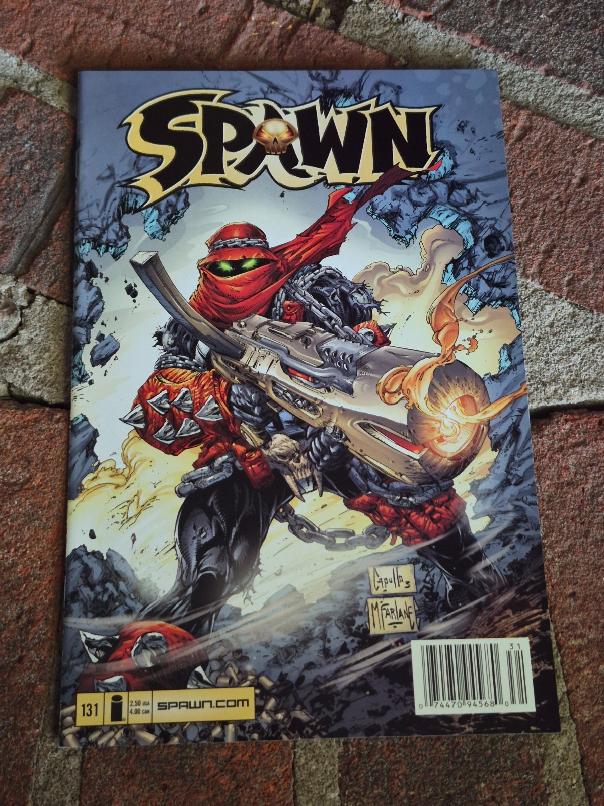 Spawn #131 2003 NEWSSTAND UPC Image Comics 1st Print Todd McFarlane VF+/NM- Spawn #131 2003 NEWSSTAND UPC Image Comics 1st Print Todd McFarlane VF+/NM-
