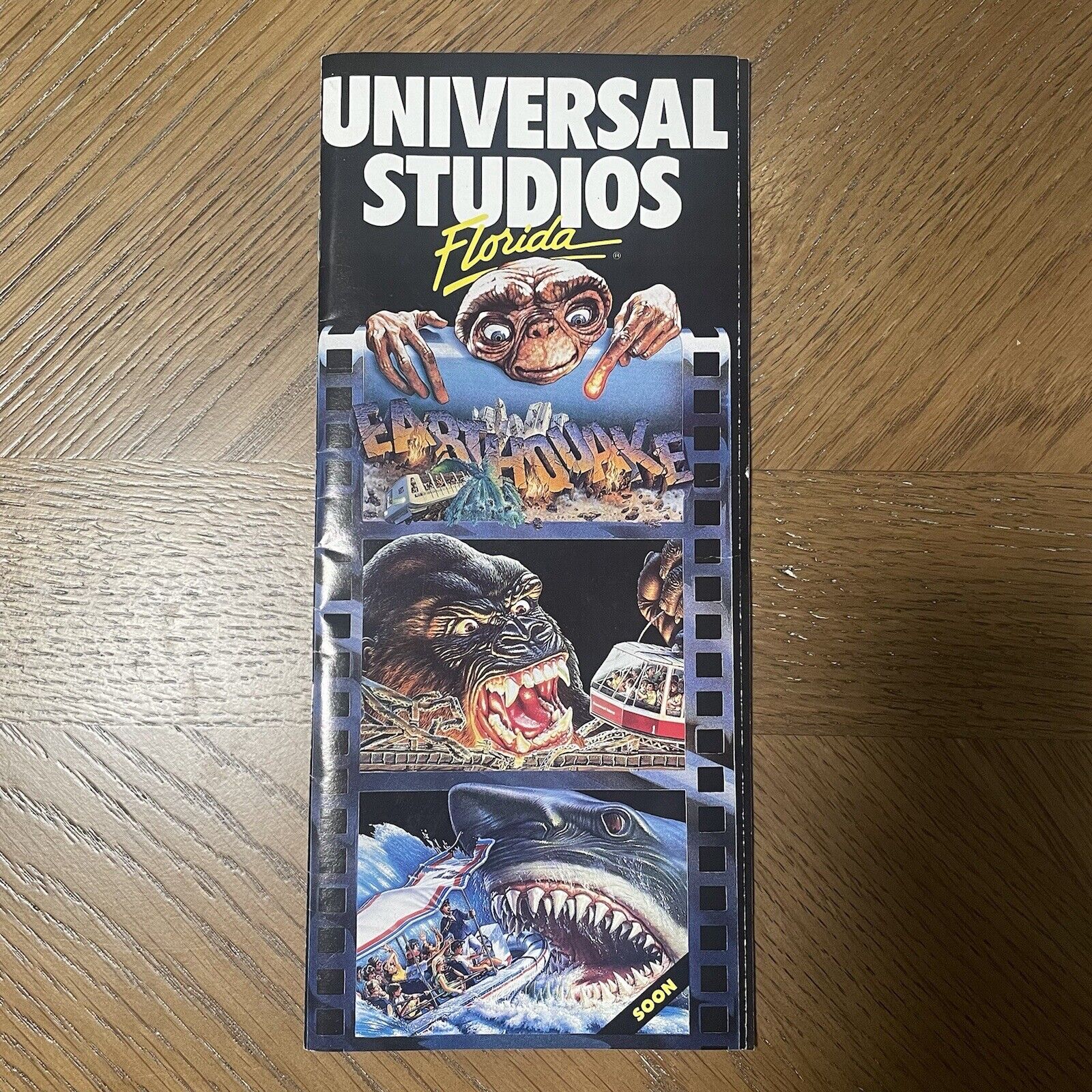 Vintage 1989 Universal Studios Florida Theme Park Brochure - RARE “Coming Soon”